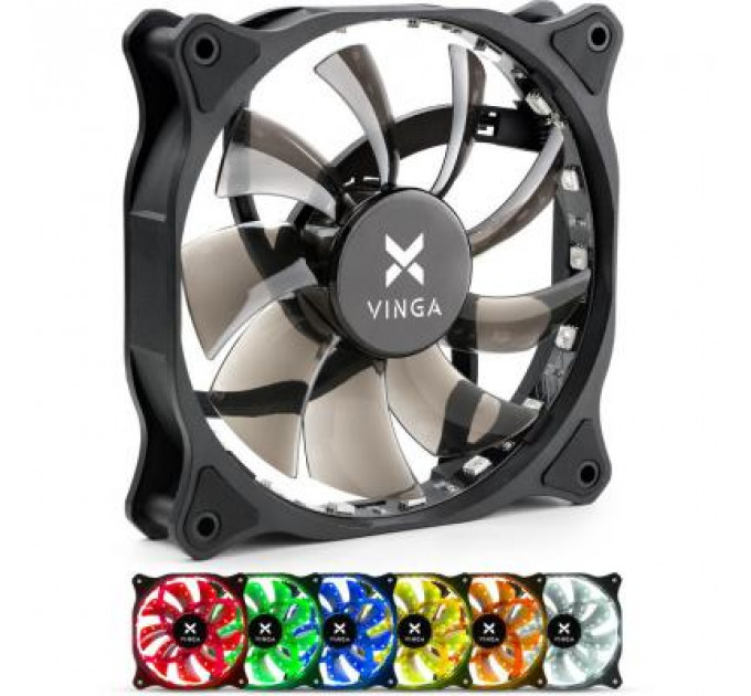 Кулер до корпусу Vinga RGB fan-01