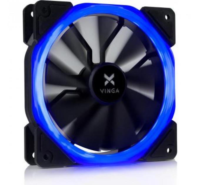 Кулер до корпусу Vinga LED fan-01 blue