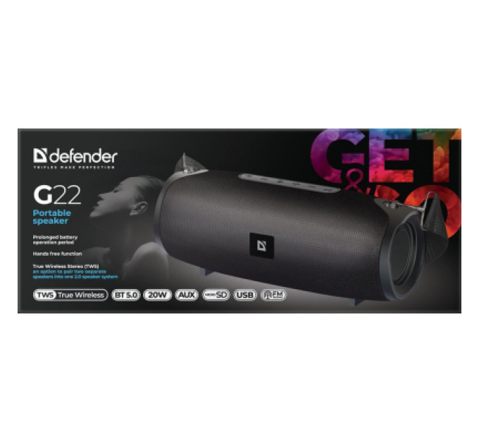 Defender Акустична система Defender G22 Black (65122)