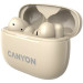 Canyon Навушники Canyon TWS-10 OnGo ANC ENC Beige (CNS-TWS10BG)