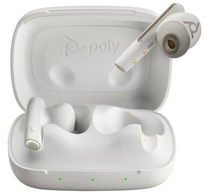 Poly Навушники Poly Voyager Free 60 Earbuds + BT700C + BCHC White (7Y8L4AA)