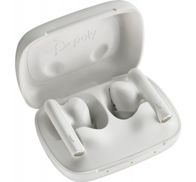 Poly Навушники Poly Voyager Free 60 Earbuds + BT700C + BCHC White (7Y8L4AA)