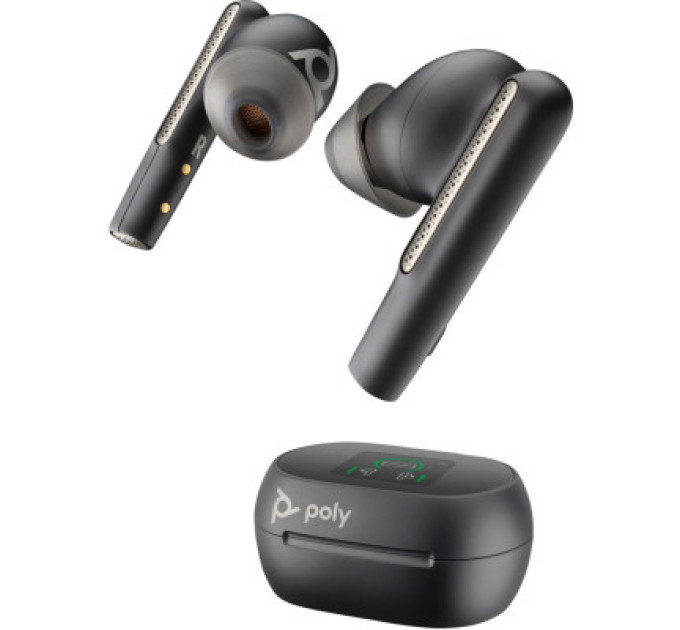 Poly Навушники Poly Voyager Free 60+ Earbuds + BT700C + TSCHC Black (7Y8G4AA)