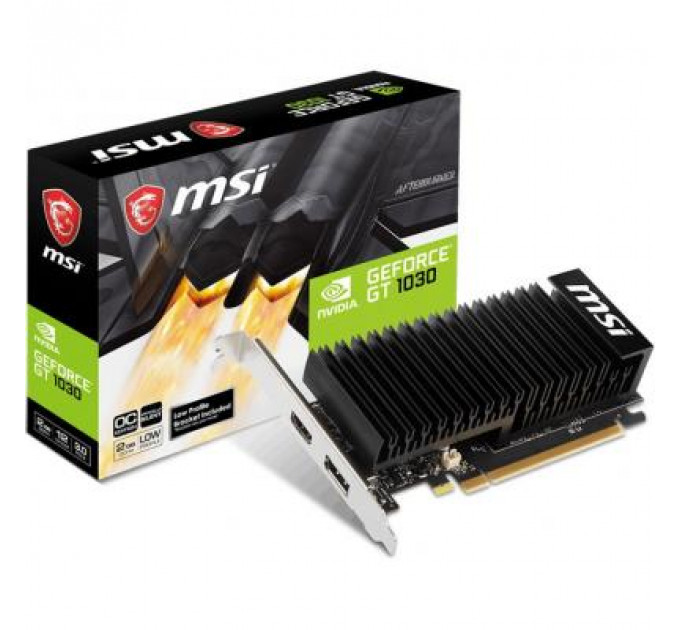 Відеокарта MSI GeForce GT1030 2048Mb Silent OC (GT 1030 2GHD4 LP OC)