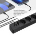 ColorWay Мережевий фільтр живлення ColorWay CW-CHE432PDB, 4 розетки/3USB 2M (CW-CHE432PDB)