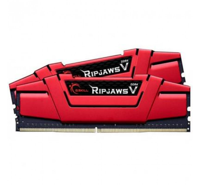 Модуль пам'яті для комп'ютера DDR4 8GB (2x4GB) 2400 MHz RIPJAWS V RED G.Skill (F4-2400C17D-8GVR)