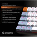 GamePro Клавіатура GamePro MK130R Hot-Swap Red Swich RGB USB UA Black (MK130R)