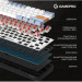 GamePro Клавіатура GamePro MK130R Hot-Swap Red Swich RGB USB UA Black (MK130R)