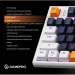 GamePro Клавіатура GamePro MK180W Hot-Swap Red Swich RGB USB UA White (MK180W)