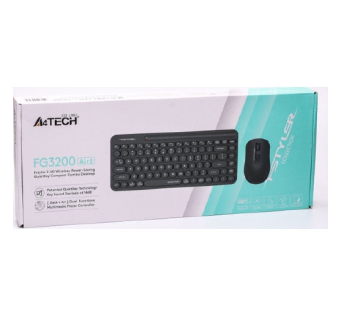 A4Tech Комплект A4Tech FG3200 Air2 Wireless Grey (4711421997270)
