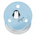 Baby-Nova Пустушка Baby-Nova Penguin&Bear Uni 0-24 міс., блакитна/сіра, 2 шт. (3962098)