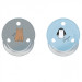 Baby-Nova Пустушка Baby-Nova Penguin&Bear Uni 0-24 міс., блакитна/сіра, 2 шт. (3962098)