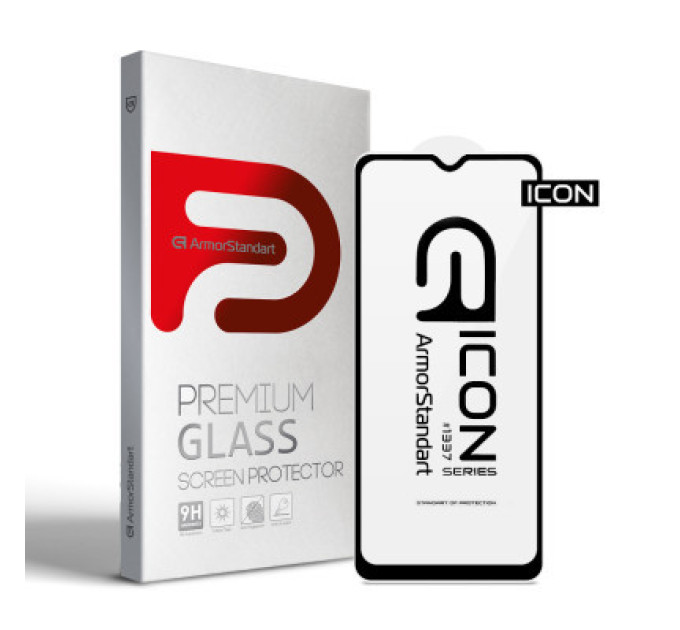 Armorstandart Скло захисне Armorstandart Icon Xiaomi Redmi 10C / 12C Black (ARM61296)
