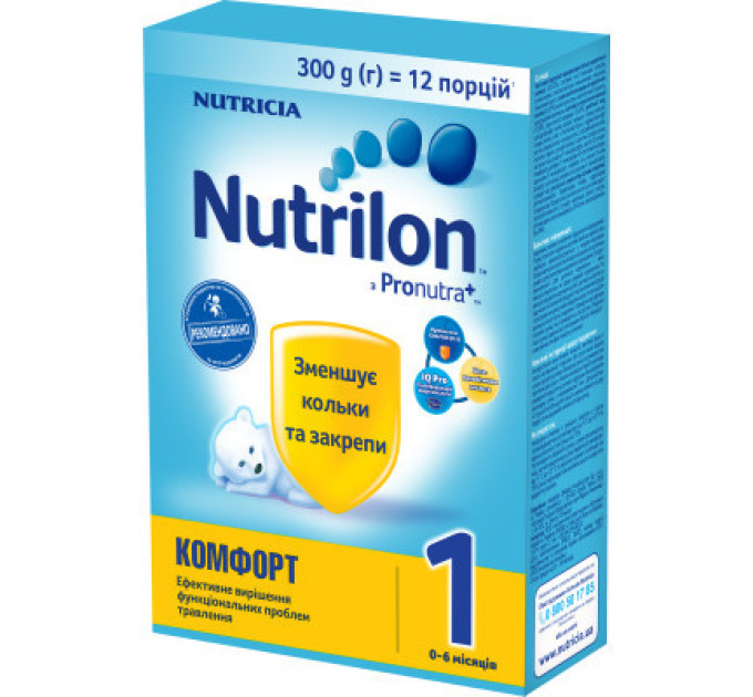 Nutrilon Дитяча суміш Nutrilon 1 Комфорт молочна 300 г (5900852038501)