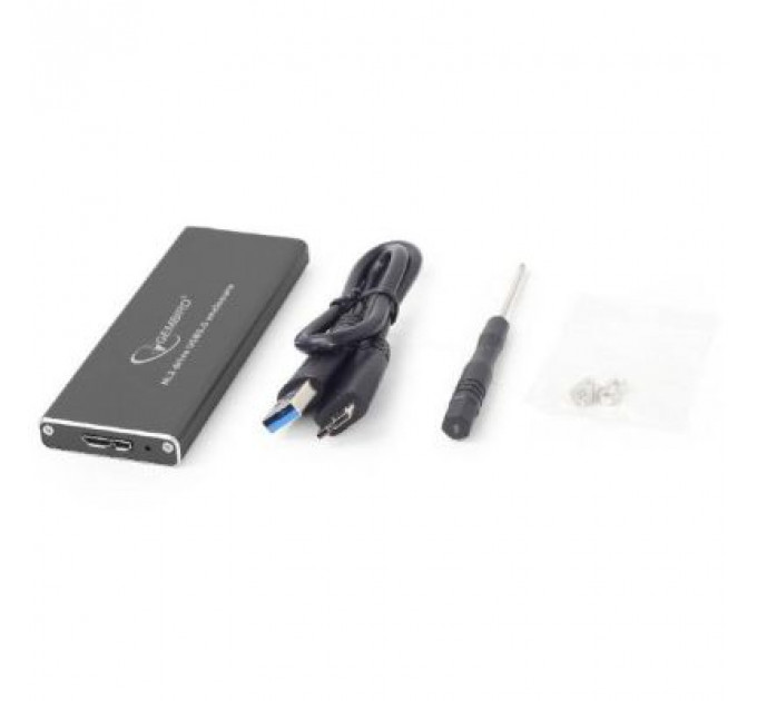 Кишеня зовнішня Gembird M.2 (NGFF), USB3.0, черный (EE2280-U3C-01)