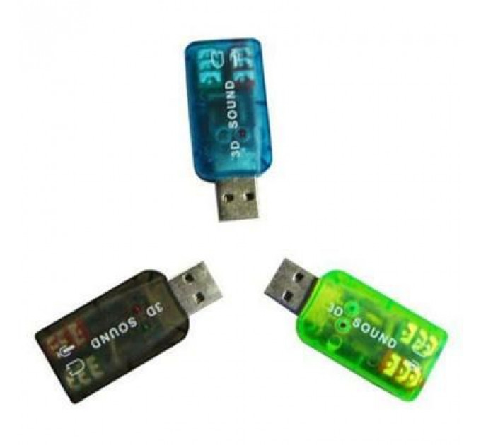 Звукова плата Atcom USB-sound card (5.1) 3D sound (Windows 7 ready) (7807)
