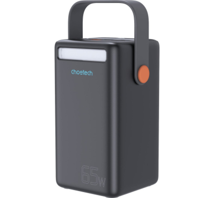 Choetech Батарея універсальна Choetech 50000mAh, PD/3.0/65W, QC/3.0/18W, USB-C, 3*USB-A, mirco USB, LED Light (B664-CCBE)