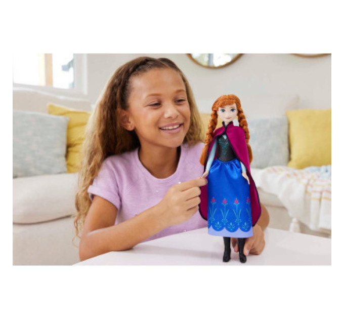 Disney Лялька Disney Крижане серце Анна в накидці (HLW49)