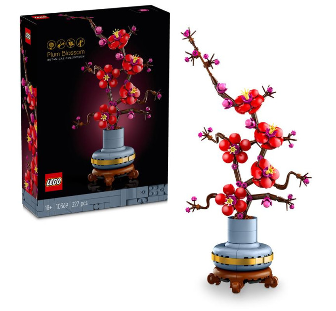 LEGO Конструктор LEGO Icons Сливовий цвіт 327 деталей (10369)