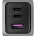 Ugreen Зарядний пристрій Ugreen 3xUSB 65W (2хUSB-C+USB-A) Gan Nexode Pro X755 (25871)