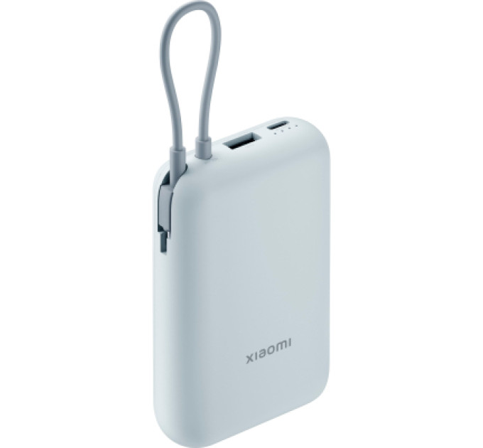 Xiaomi Батарея універсальна Xiaomi 10000mAh 22.5W, Integrated Cable, blue (BHR9073GL)