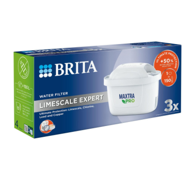 Brita Картридж для фільтра глечика Brita MXPro Limescale для жорсткої води 3шт (1051769)