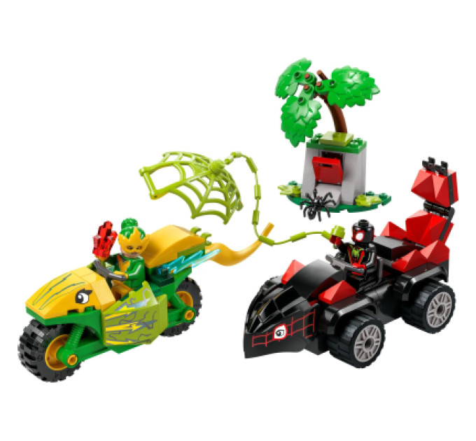 LEGO Конструктор LEGO Spidey Перегони на електромобілях з динозаврами (11198)