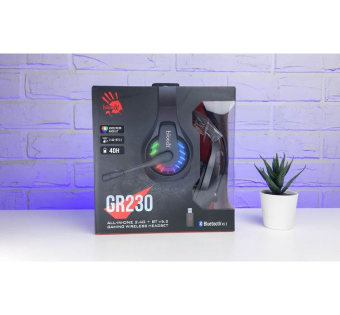 A4Tech Bluetooth-гарнитура A4Tech Bloody GR230  Black