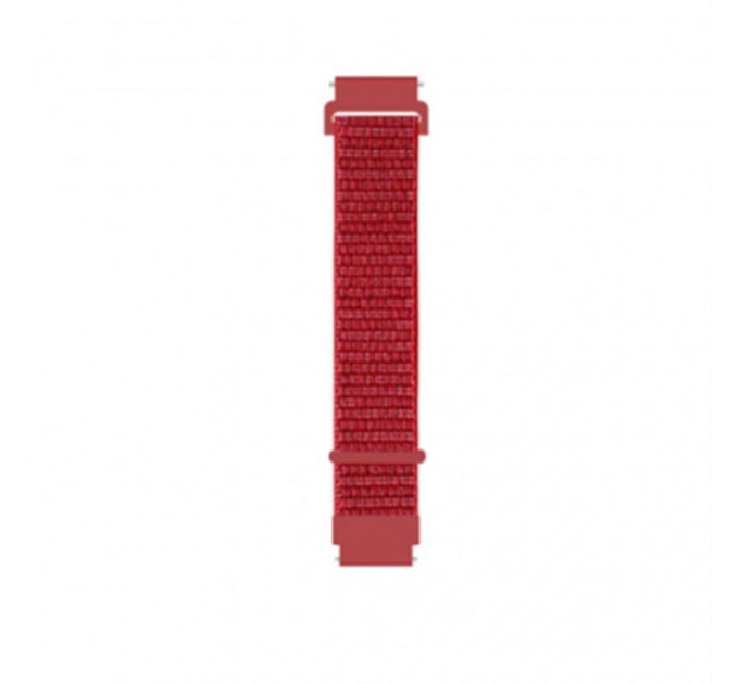 BeCover Ремінець BeCover Nylon Style для Xiaomi iMi KW66/Mi Watch Color/Haylou LS01/Watch S1 Active Red (705885)