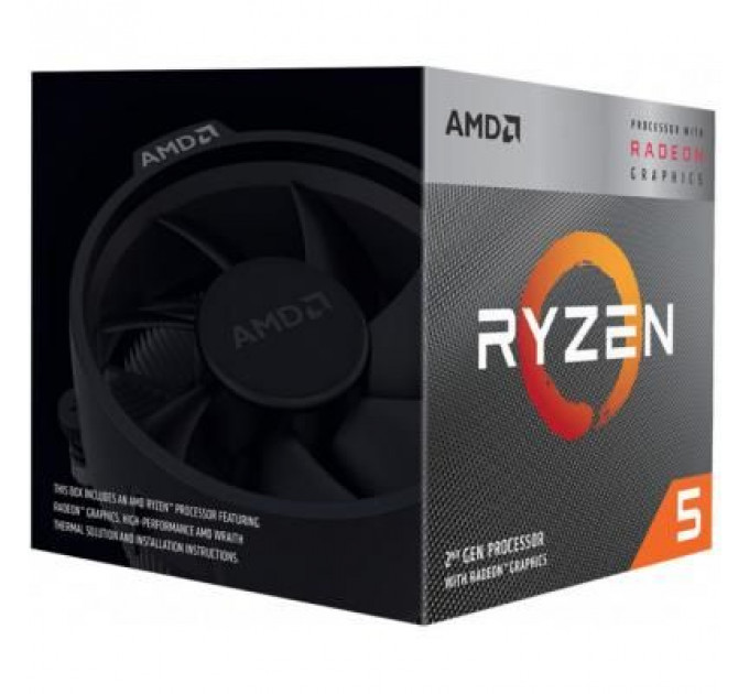 Процесор AMD Ryzen 5 3400G (YD3400C5FHBOX)