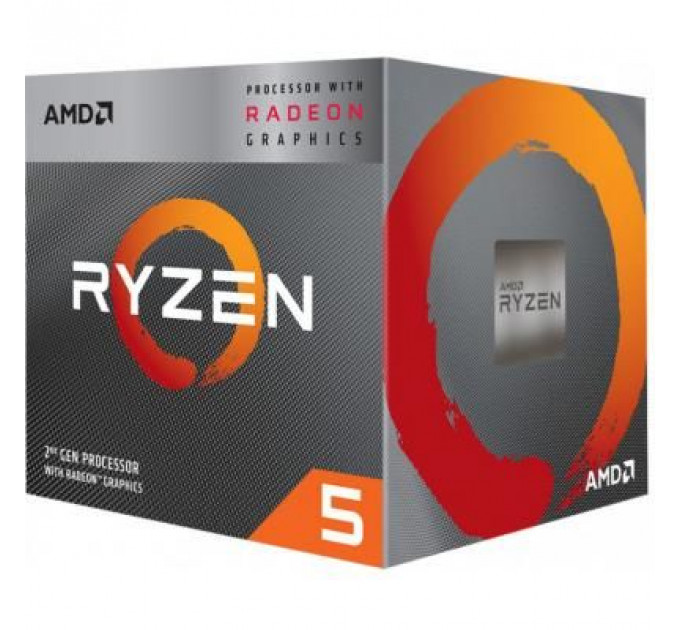 Процесор AMD Ryzen 5 3400G (YD3400C5FHBOX)