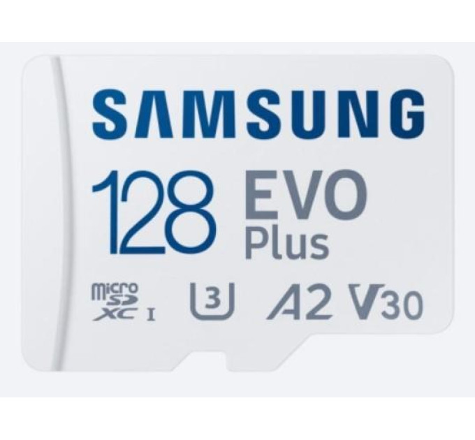 Samsung Карта пам'яті Samsung 128GB microSD class 10 UHS-I U3 V30 A2 EVO Plus (MB-MC128SA/EU)
