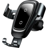 Універсальний автотримач Baseus Metal Gravity with technology Qi 10W (WXYL-B0A)