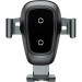 Baseus Універсальний автотримач Baseus Metal Gravity with technology Qi 10W (WXYL-B0A)