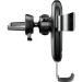 Baseus Універсальний автотримач Baseus Metal Gravity with technology Qi 10W (WXYL-B0A)