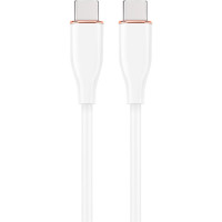 Кабель Cablexpert CC-USB2S-CMCM-1.5M-W, преміум якість USB 2.0 C-тато\С-тото,1.5 м.
