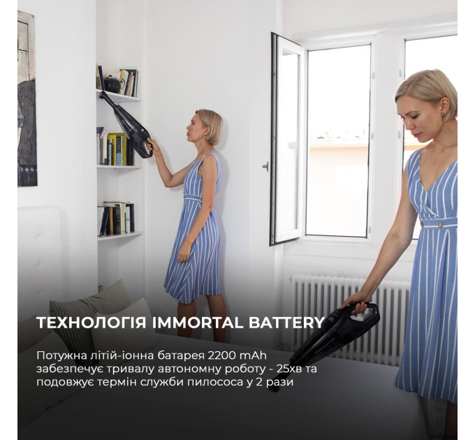 Cecotec Акумуляторний миючий пилосос Cecotec Conga Immortal ExtremeSuction 22.2 Animal Hand CCTC-05441 (8435484054416)