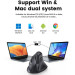 Ugreen Мишка Ugreen MU008 Vertical Wireless Black (25444)