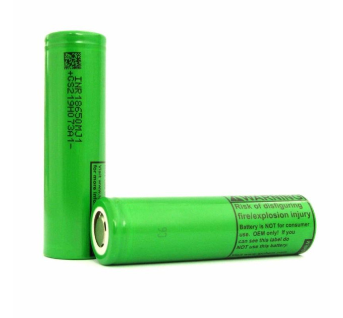 LG Акумулятор LG INR18650MJ1 Li-Ion 3500 mAh Green