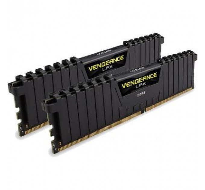 Модуль пам'яті для комп'ютера DDR4 16GB (2x8GB) 3600 MHz Vengeance LPX Black Corsair (CMK16GX4M2D3600C18)