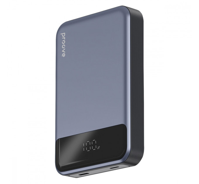 Proove Універсальна мобільна батарея Proove Hoodman Magnetic 20W 10000mAh Gray (PBH120010003)