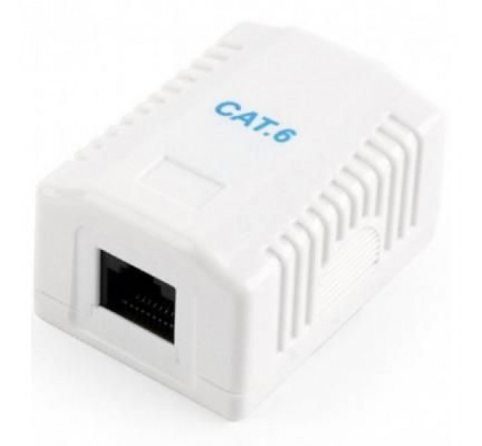 Комп'ютерна розетка Cablexpert RJ45x1 UTP cat.6 (NCAC-1U6-01)