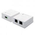 Комп'ютерна розетка Atcom RJ45 x2 UTP cat.6 (60252)