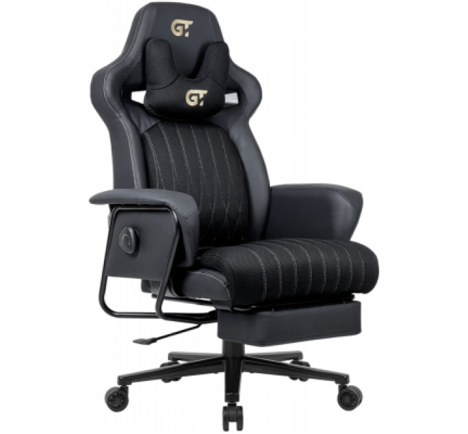GT Racer Крісло ігрове GT Racer X-7484 Black (X-7484 Fabric Black XL)