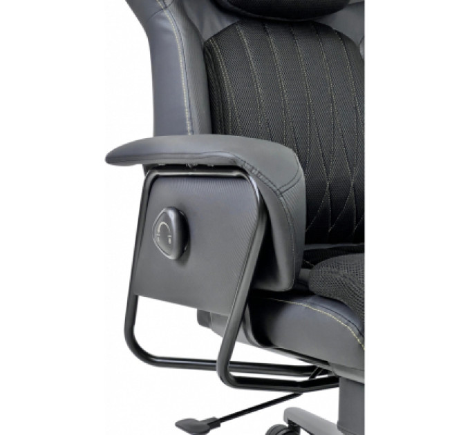 GT Racer Крісло ігрове GT Racer X-7484 Black (X-7484 Fabric Black XL)