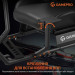 GamePro Крісло ігрове GamePro RS115 з кокпітом кріплення для керма та педалей Black (RS115)