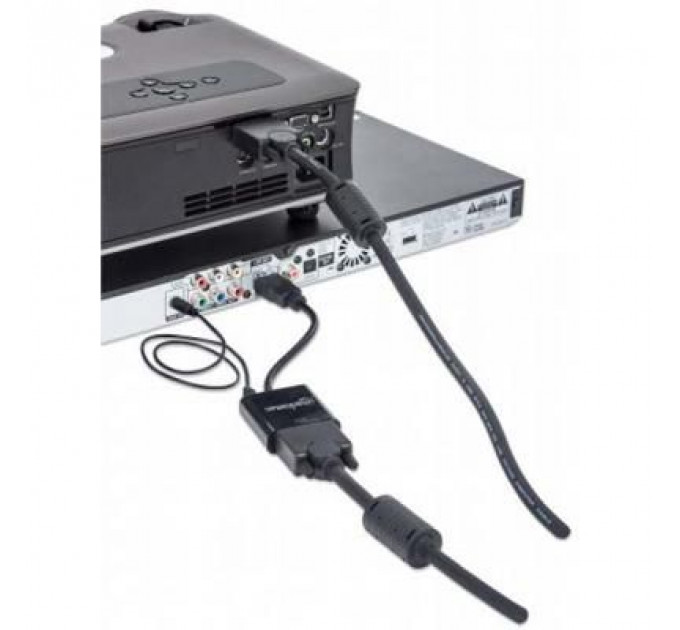 Перехідник HDMI M to VGA F Manhattan (151450)