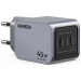 Ugreen Зарядний пристрій Ugreen 2xUSB-C PD45W GaN X707 gray (35008)
