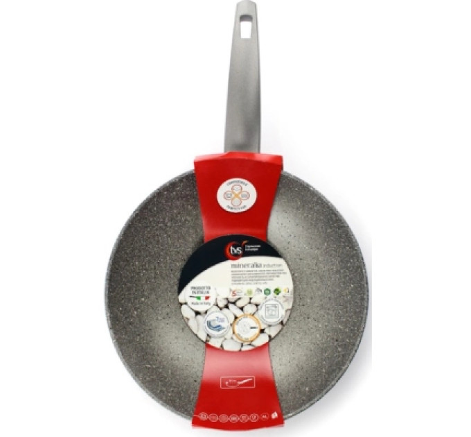 TVS Сковорода TVS Mineralia induction Wok 28 см (BS793282910101)