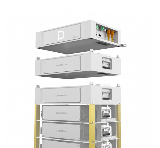 Dyness Акумуляторна батарея модульна з підігрівом Dyness Stack100 S51100 5.12KWH 51.2V 100AH (складова комплекту)